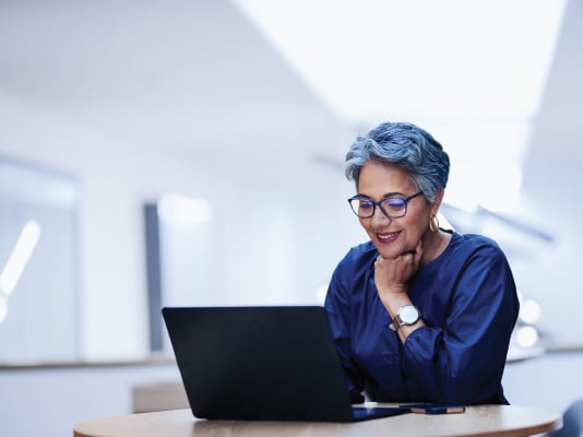 Women on a laptop 3 14 format image